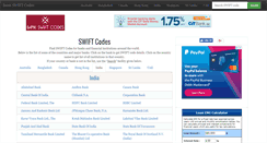 Desktop Screenshot of bank-swift-codes.com